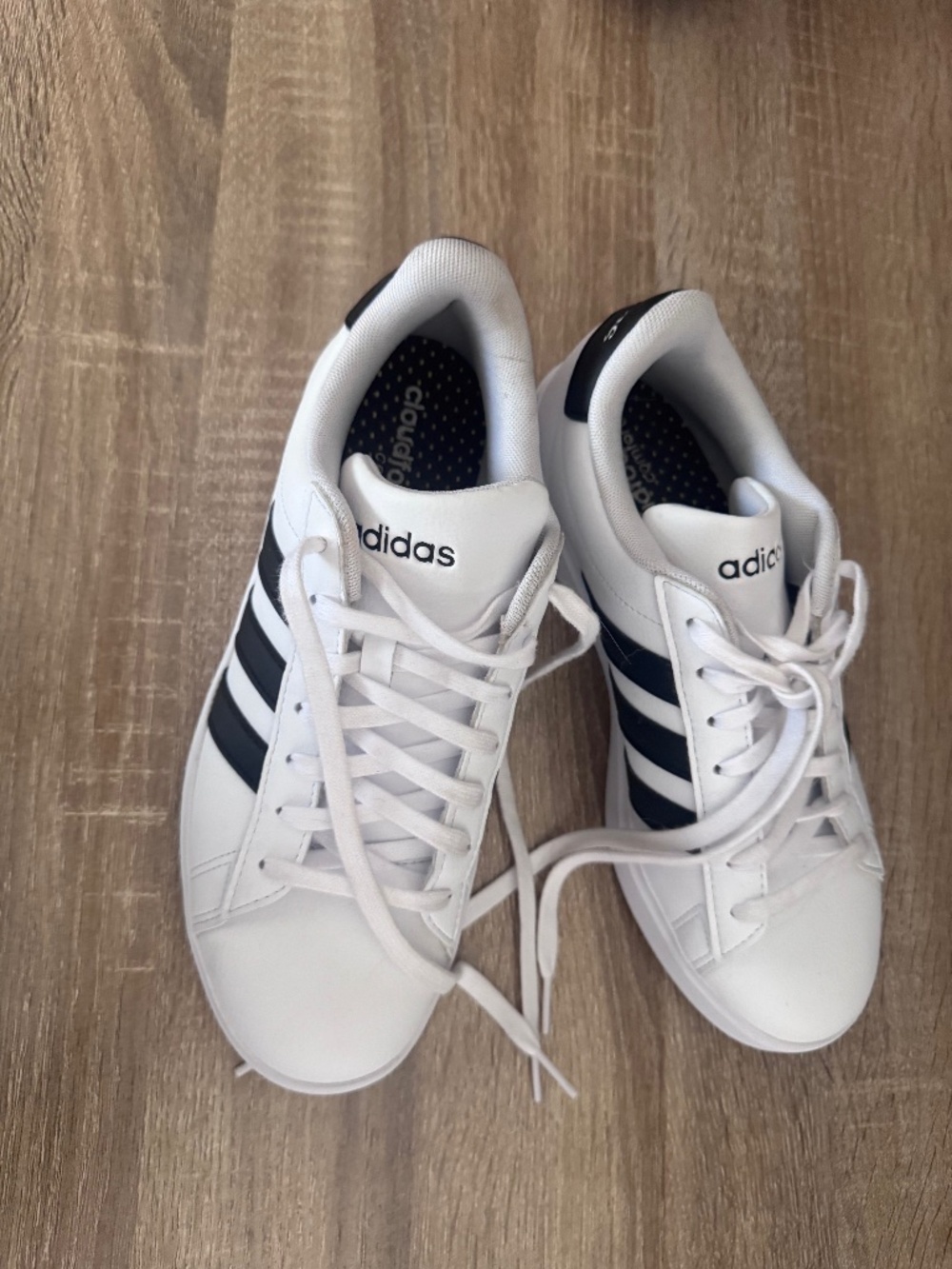 White adidas Grand Court sneakers